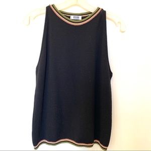 MOSCHINO CHEAP AND CHIC Sleeveless Wool Sweater